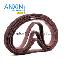 10*330mm Bbl Non-Woven Medium Red Surface Conditioning Sanding Belt